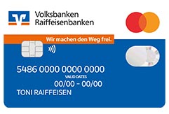Online-Konto Kreditkartenabbildung